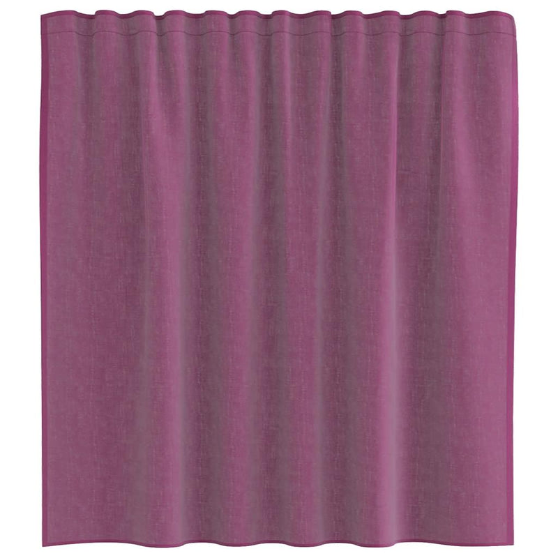 Perdele Voile cu buzunare pentru bare 2 buc violet