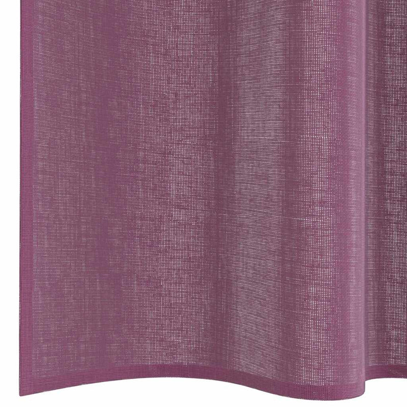 Perdele Voile cu buzunare pentru bare 2 buc violet