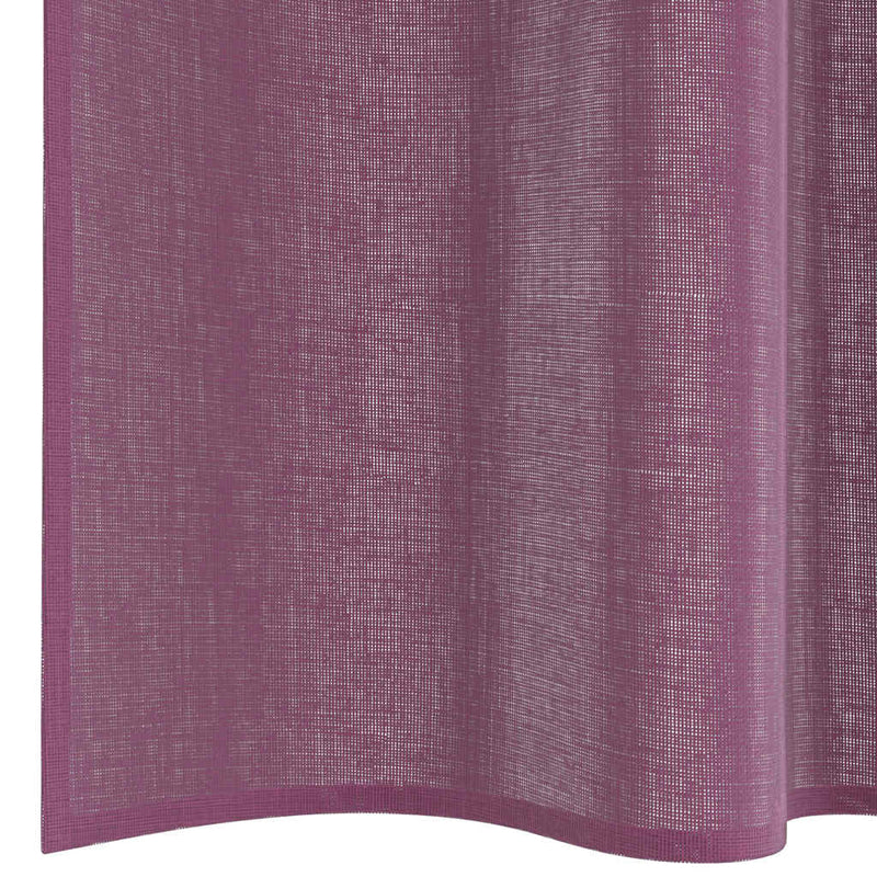 Perdele Voile cu buzunare pentru bare 2 buc violet
