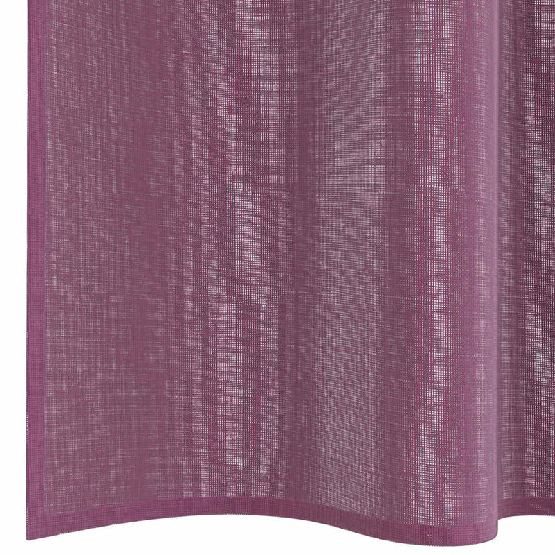 Perdele Voile cu buzunare pentru bare 2 buc violet
