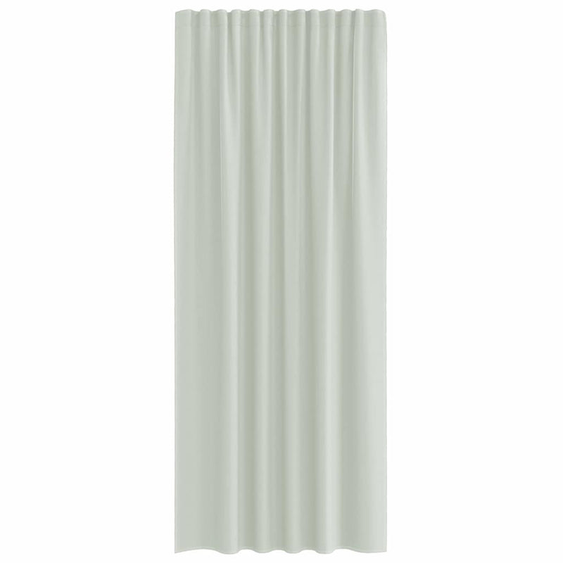 Perdele Voile cu buzunare pentru bare 2 buc gri deschis