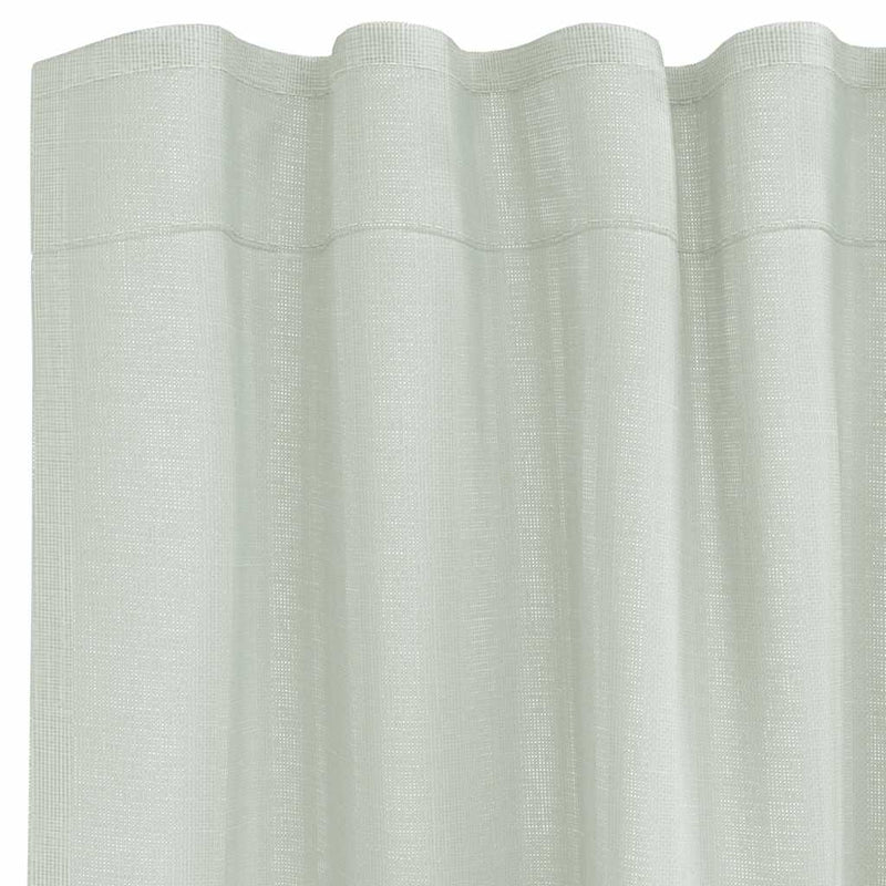 Perdele Voile cu buzunare pentru bare 2 buc gri deschis