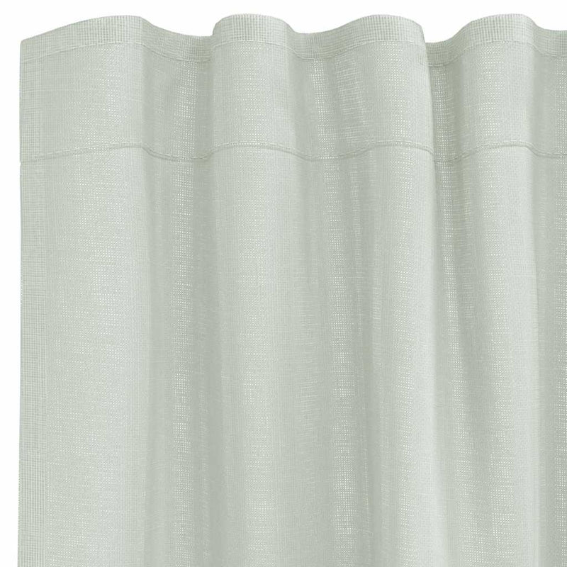 Perdele Voile cu buzunare pentru bare 2 buc gri deschis