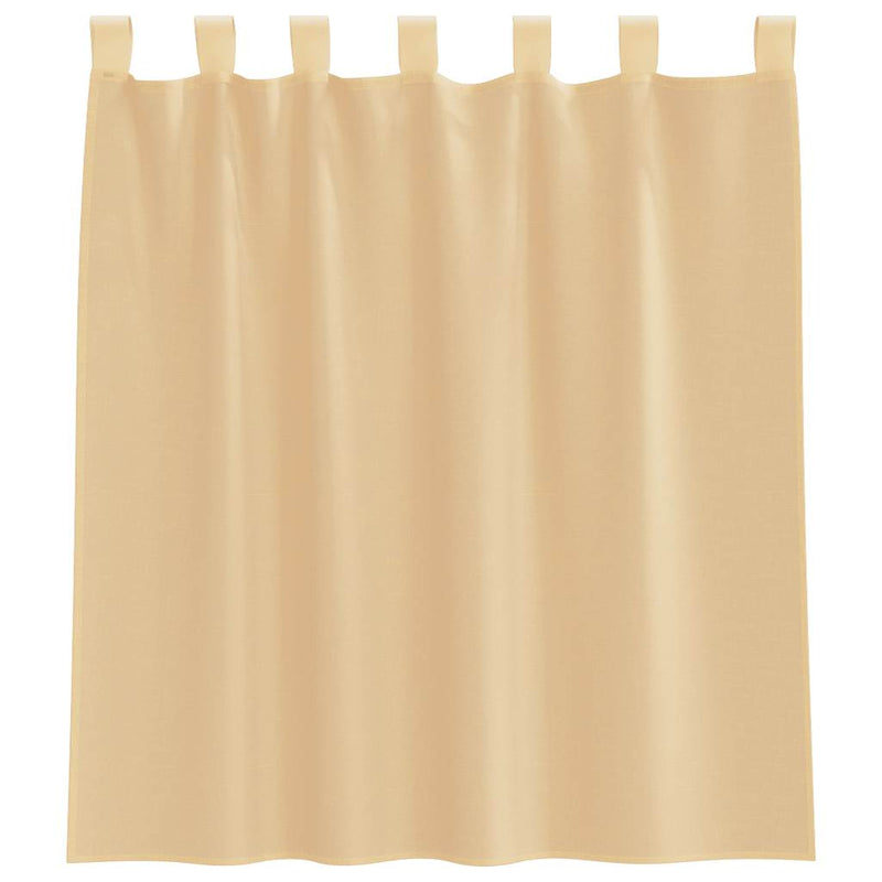 Perdele Voile cu buzunare pentru bare 2 buc Nisip