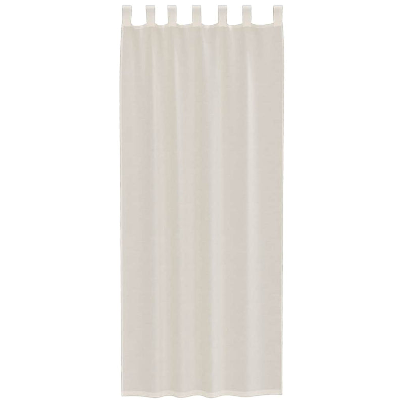 Perdele din voile cu tablă 2 buc crem
