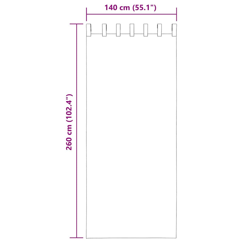 Perdele Voile cu Bucle 2 buc Roz 140x260 cm