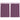 Perdele Voile cu Bucle 2 buc Violet 140x175 cm