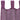 Perdele Voile cu Bucle 2 buc Violet 140x260 cm