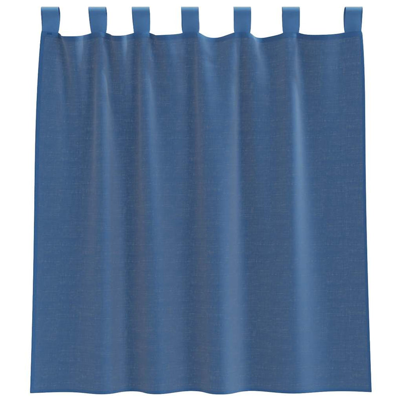 Perdele voal cu bucle 2 buc Gri deschis 140x260 cm