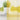 Perdele Voile cu Bucle 2 buc Galben 140x245 cm