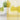 Perdele Voile cu Bucle 2 buc Galben 140x260 cm