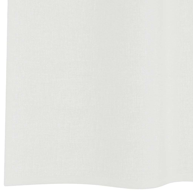 Perdele Voile cu Bucle 2 buc Alb 140x225 cm
