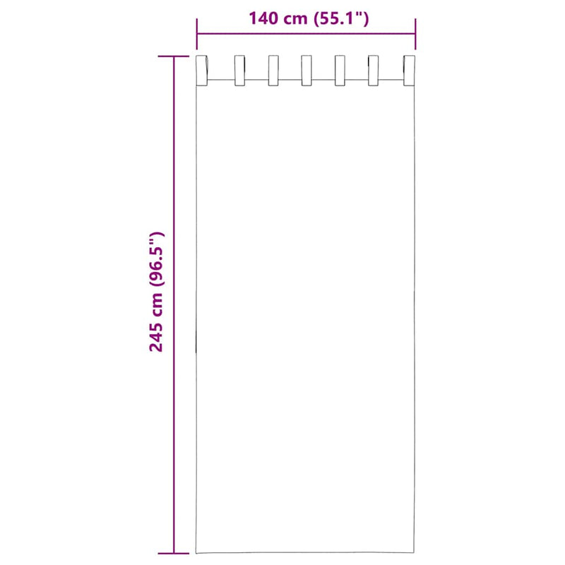 Perdele Voile cu Bucle 2 buc Roșu Vin 140x245 cm