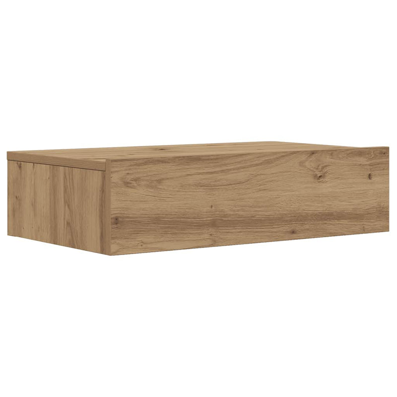 Comodă TV cu lumini LED, stejar artizanal, 60x35x15,5 cm