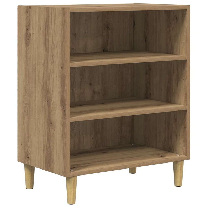 Dulap, stejar artizanal, 57x35x75 cm, lemn prelucrat