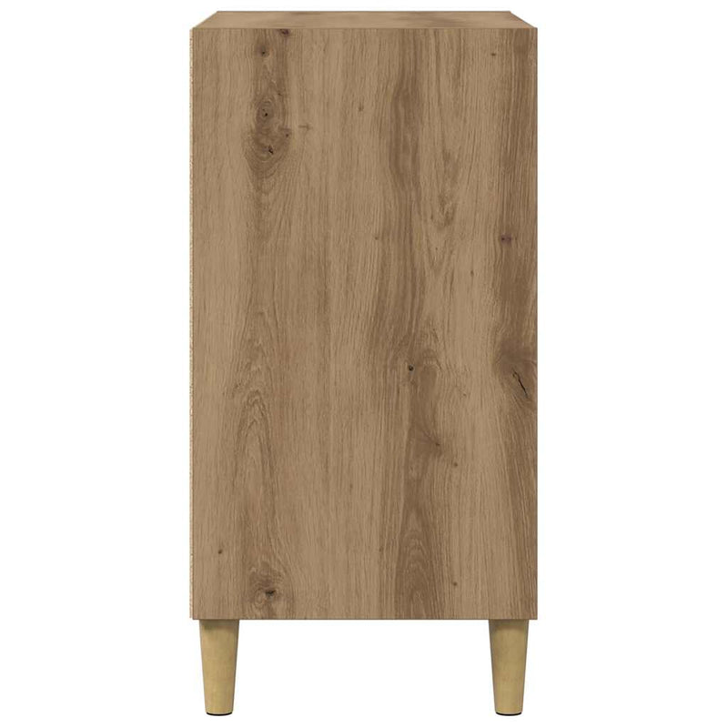 Dulap, stejar artizanal, 57x35x75 cm, lemn prelucrat