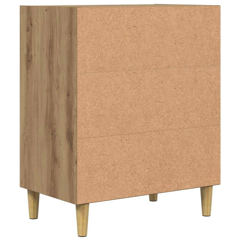 Dulap, stejar artizanal, 57x35x75 cm, lemn prelucrat