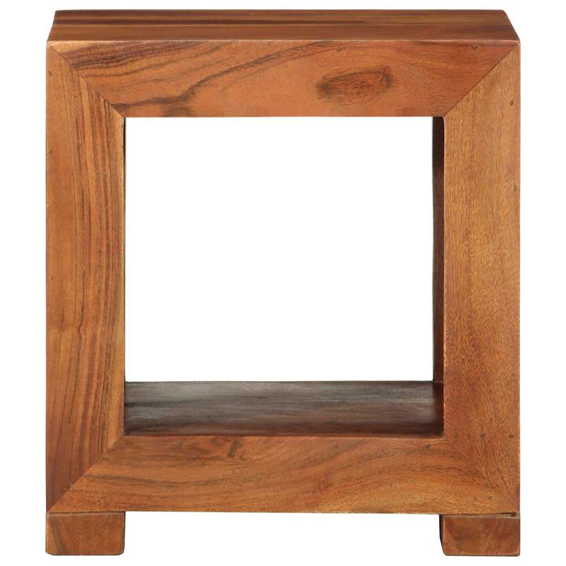 Masă laterală 37x29x40 cm din lemn masiv de salcâm