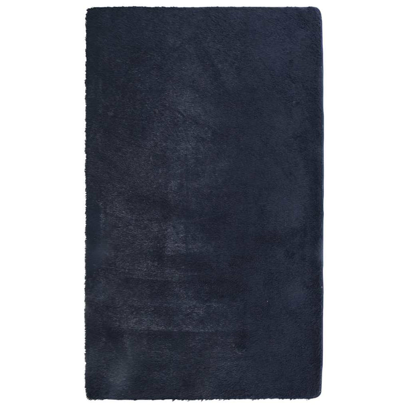 Covor shaggy cu pom înalt, NAVARRA, bleumarin, 60x100 cm