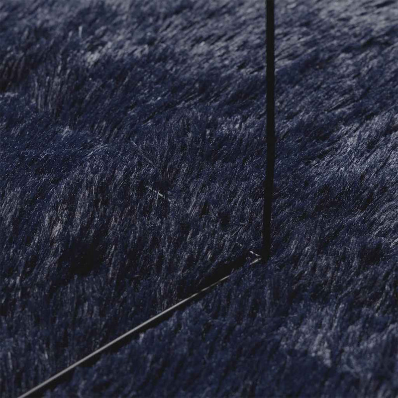 Covor shaggy cu pom înalt, NAVARRA, bleumarin, 60x100 cm