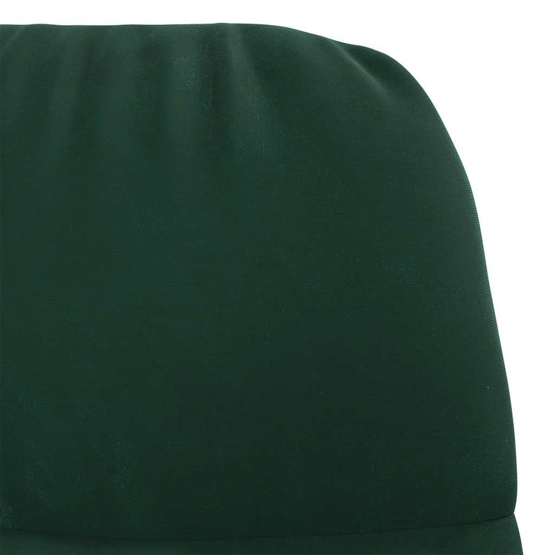 Scaun balansoar, verde închis, catifea