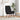 Scaun de relaxare, negru, catifea