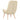Scaun de relaxare, crem, material textil