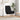 Scaun de relaxare, negru, material textil