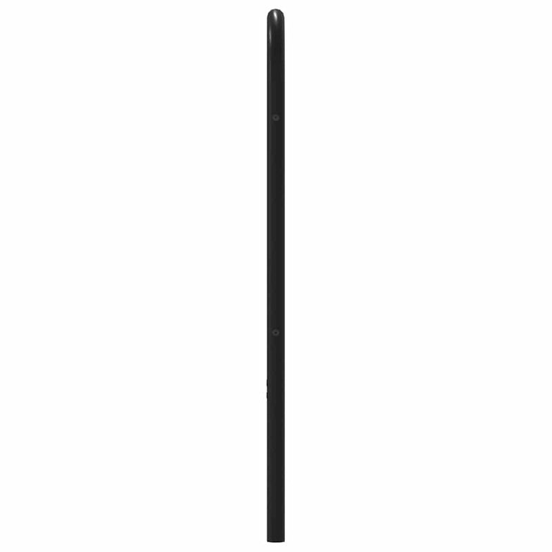 Tăblie de pat de schimb stejar afumat 90 cm oțel și lemn prelucrat