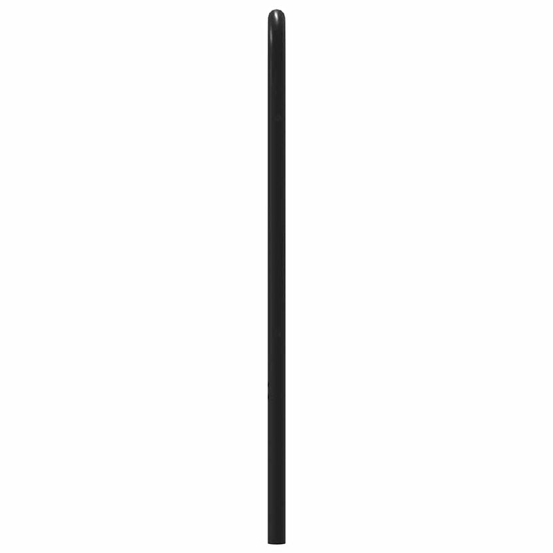 Tăblie de pat de schimb, stejar maro, 150 cm, lemn prelucrat și oțel