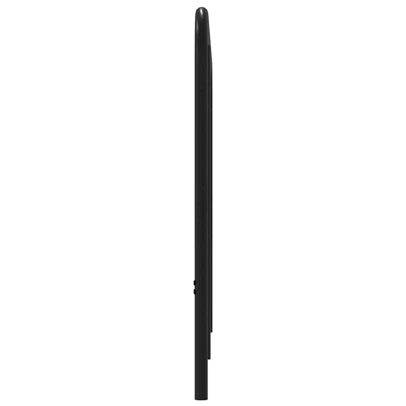 Tăblie de pat de schimb, stejar maro, 200 cm, lemn prelucrat și oțel
