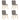 Scaune de sufragerie, 4 buc., gri taupe, material textil