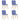 Scaune de sufragerie 4 buc țesătură Jeans Blue