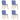 Scaune de sufragerie 4 buc țesătură Jeans Blue