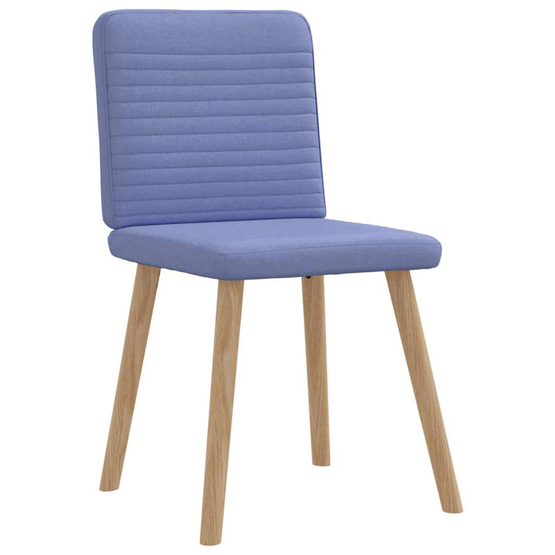 Scaune de sufragerie 4 buc țesătură Jeans Blue