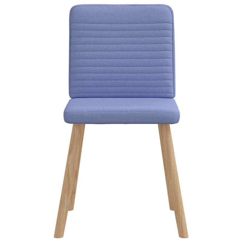 Scaune de sufragerie 4 buc țesătură Jeans Blue
