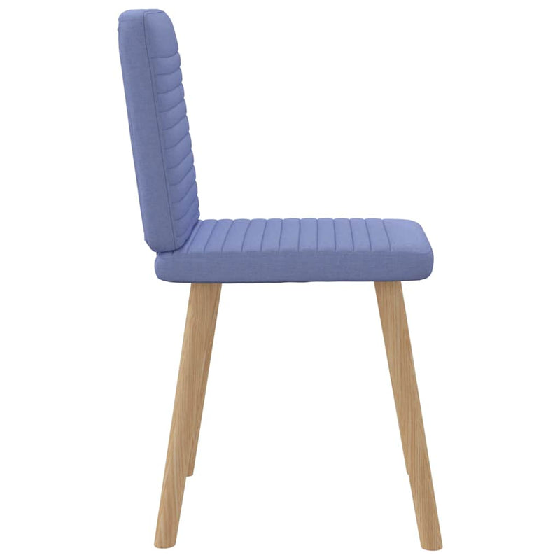 Scaune de sufragerie 4 buc țesătură Jeans Blue