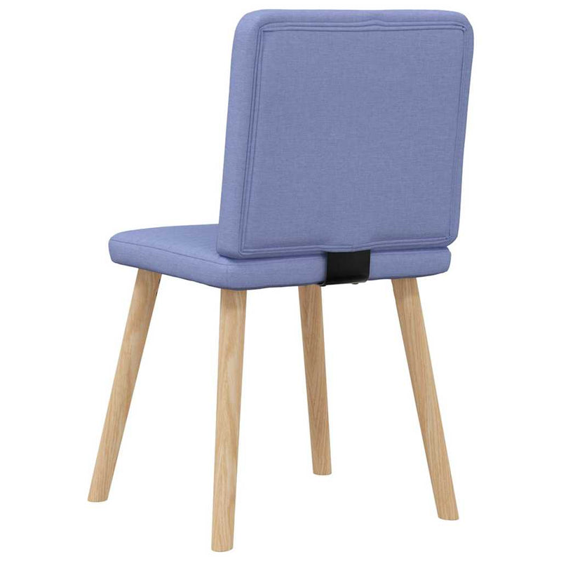 Scaune de sufragerie 4 buc țesătură Jeans Blue