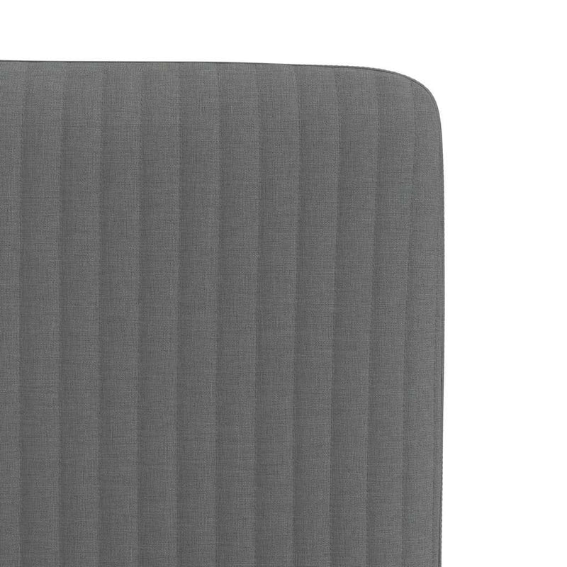 Scaune de bucătărie pivotante, 4 buc., gri închis, textil