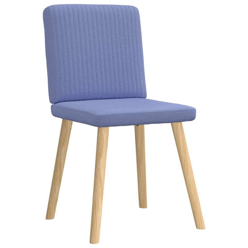 Scaune de sufragerie 4 buc țesătură Jeans Blue