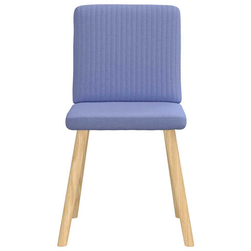 Scaune de sufragerie 4 buc țesătură Jeans Blue
