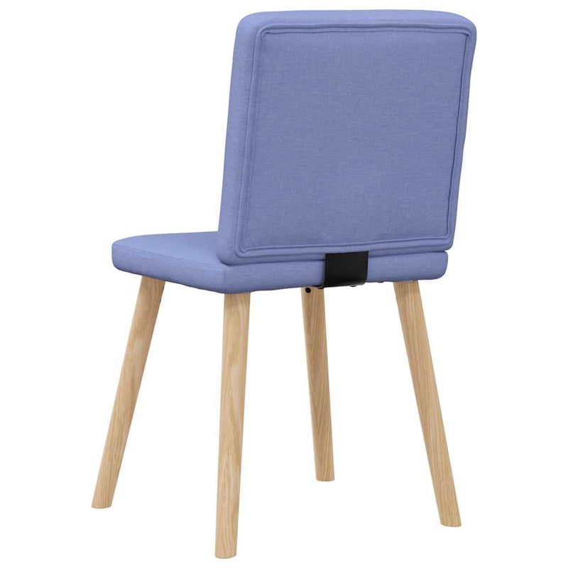 Scaune de sufragerie 4 buc țesătură Jeans Blue