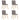 Scaune de sufragerie, 4 buc., gri taupe, material textil