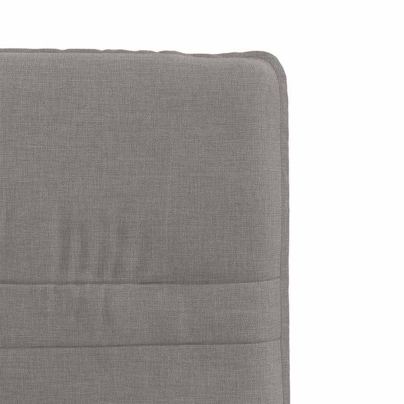 Scaune de sufragerie, 4 buc., gri taupe, material textil