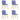 Scaune de sufragerie 4 buc țesătură Jeans Blue