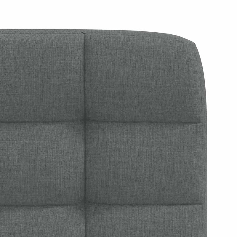 Scaune de sufragerie, 6 buc., gri închis, material textil