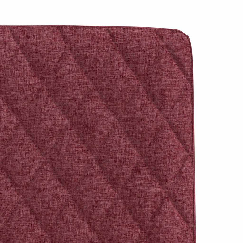 Scaune de bucătărie pivotante, 6 buc., roșu vin, textil