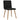 Scaune de sufragerie 6 buc. negru material textil