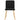 Scaune de sufragerie 6 buc. negru material textil