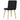 Scaune de sufragerie 6 buc. negru material textil